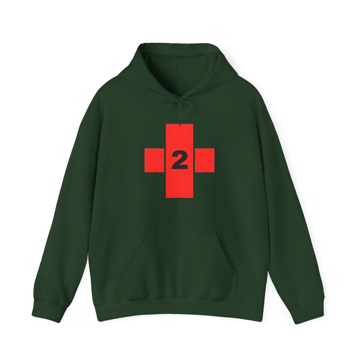 Self Desgined 2Hollis Merch. Red Plus Hoodie on... - alternate angle 5, merchandise